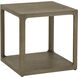 Doncaster 22 X 22 inch Smoke Grey Side Table